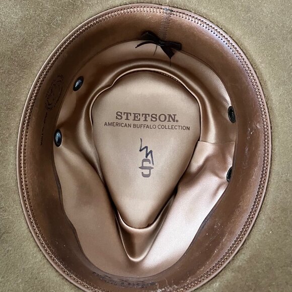 Stetson American Buffalo collection, size 6 7/8, made of genuine Buffalo Felt - Picture 2 of 6